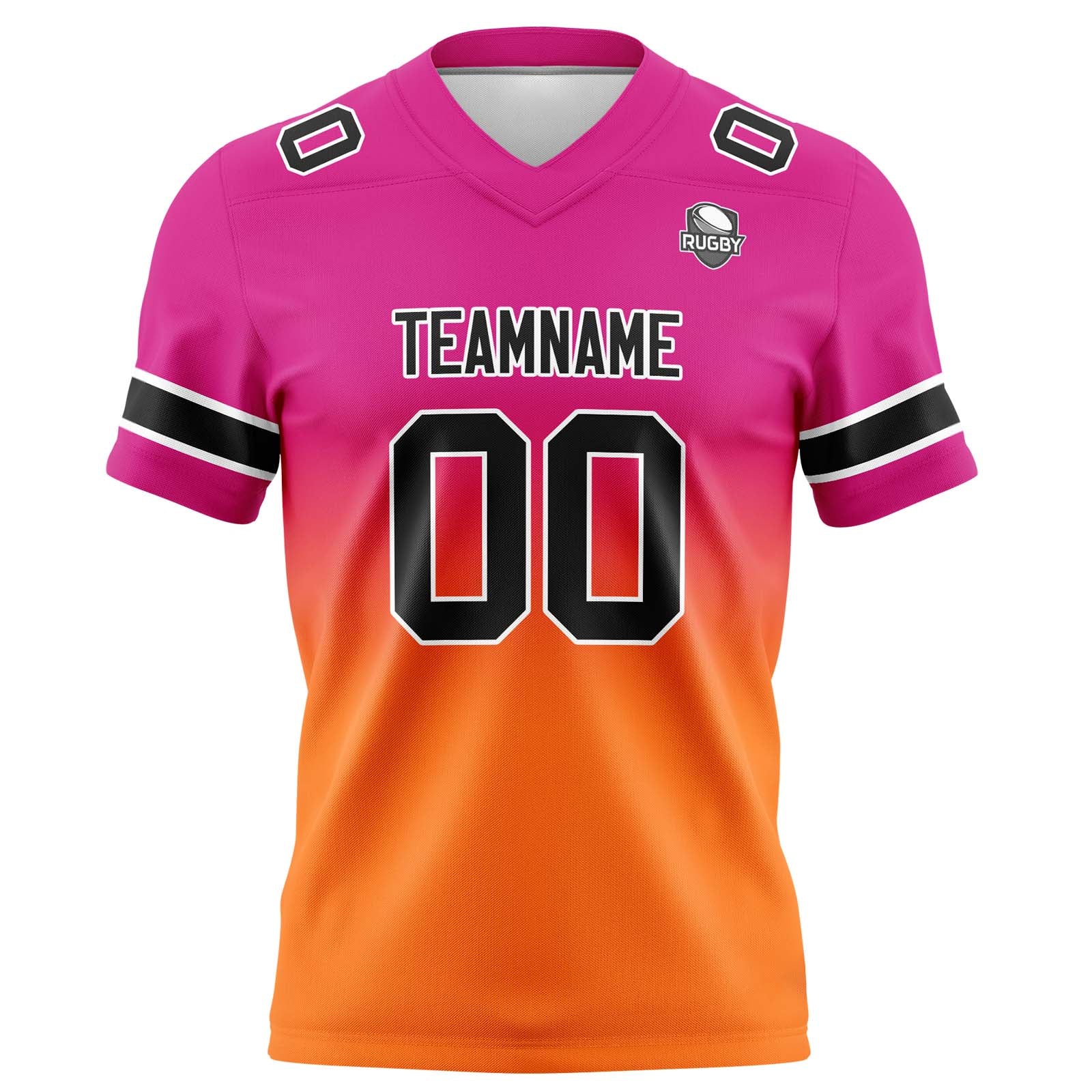 Custom Gradient Football Jerseys Personalized Name Number Logo for Adults Kids & Teams