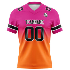 Custom Gradient Football Jerseys Personalized Name Number Logo for Adults Kids & Teams