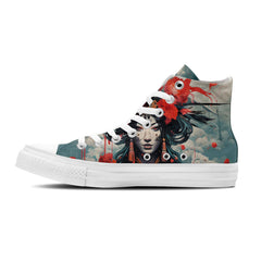 Elegance Resurrected: Step into Timeless Beauty with Our Chinese Vintage-inspired Canvas Shoes