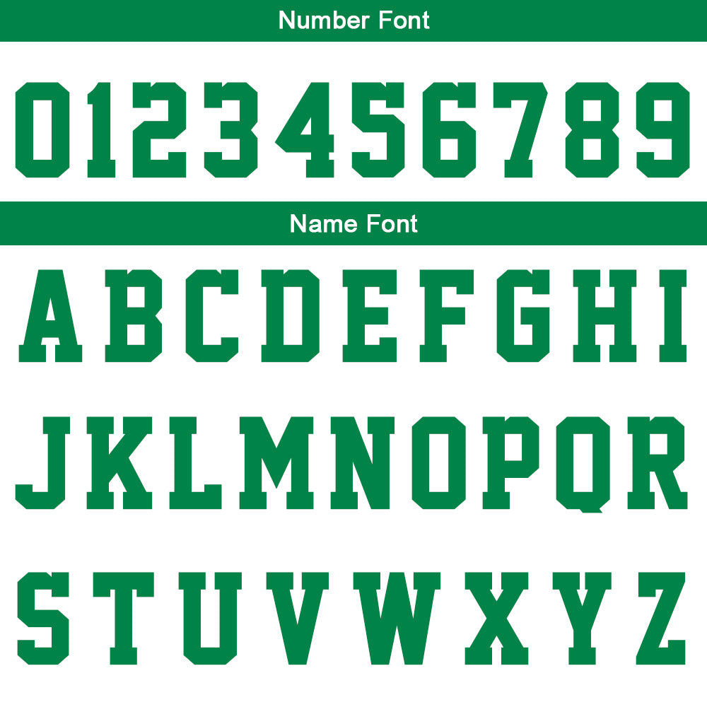 Custom White Green Basketball Jersey Uniform Suit Printed Your Logo Name Number