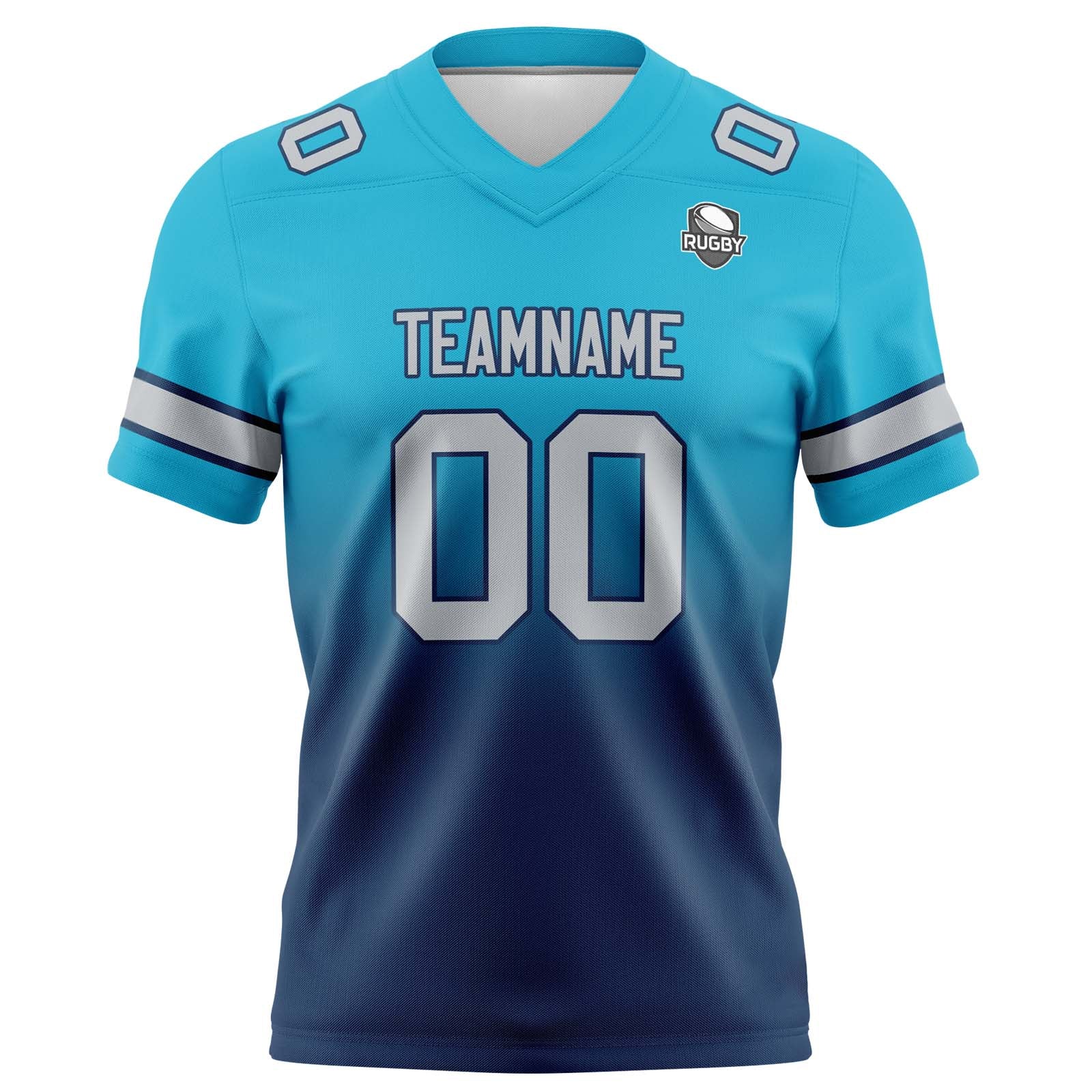 Custom Gradient Football Jerseys Personalized Name Number Logo for Adults Kids & Teams
