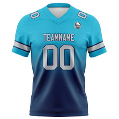 Custom Gradient Football Jerseys Personalized Name Number Logo for Adults Kids & Teams
