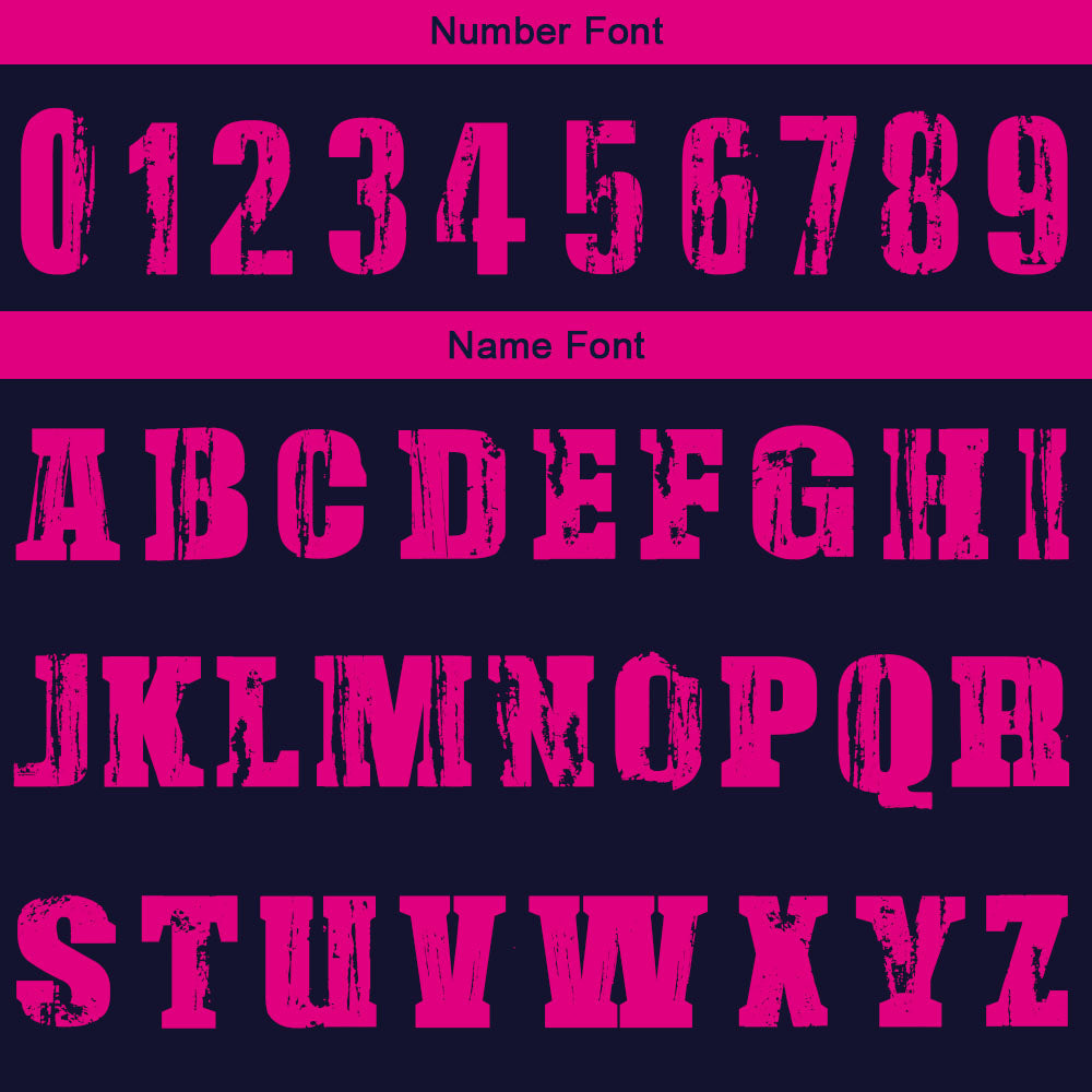 Custom Navy Hot Pink Basketball Jersey Uniform Suit Printed Your Logo Name Number