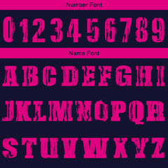 Custom Navy Hot Pink Basketball Jersey Uniform Suit Printed Your Logo Name Number