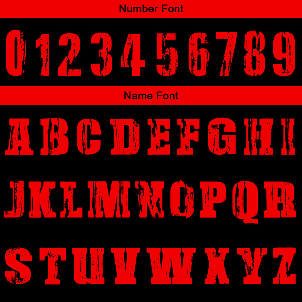 Custom Red Black Basketball Jersey Uniform Suit Printed Your Logo Name Number