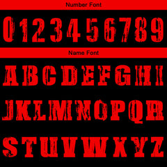 Custom Red Black Basketball Jersey Uniform Suit Printed Your Logo Name Number