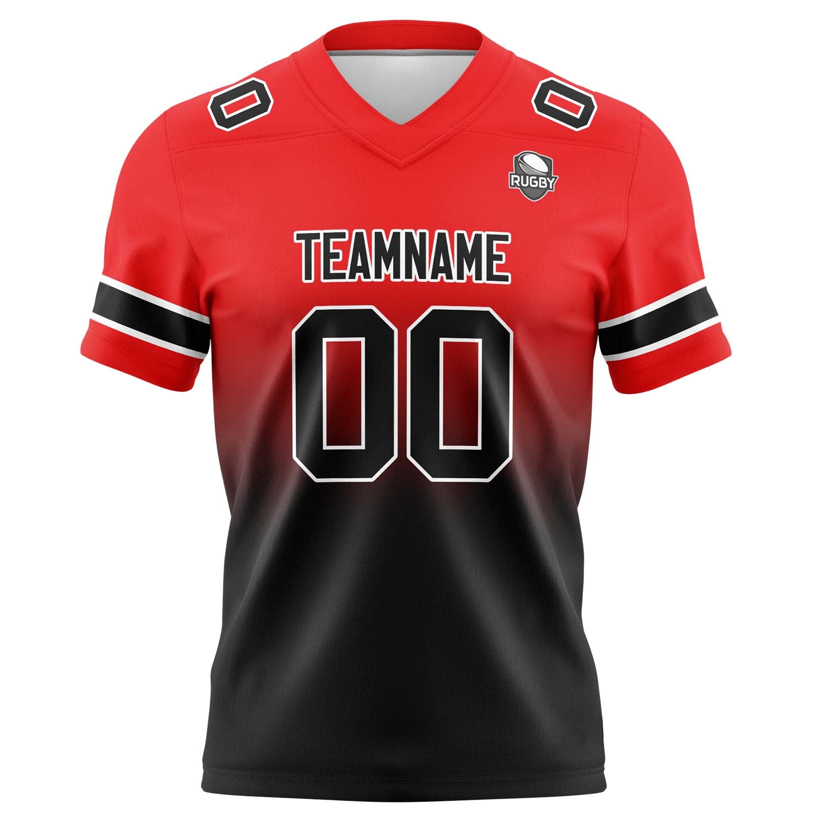Custom Gradient Football Jerseys Personalized Name Number Logo for Adults Kids & Teams