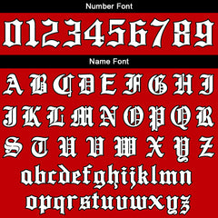 Custom Red Black Basketball Jersey Uniform Suit Printed Your Logo Name Number