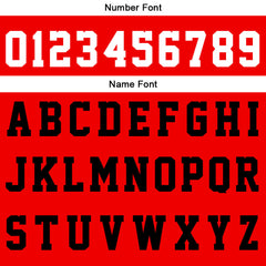 Custom Red Basketball Jersey Uniform Suit Printed Your Logo Name Number