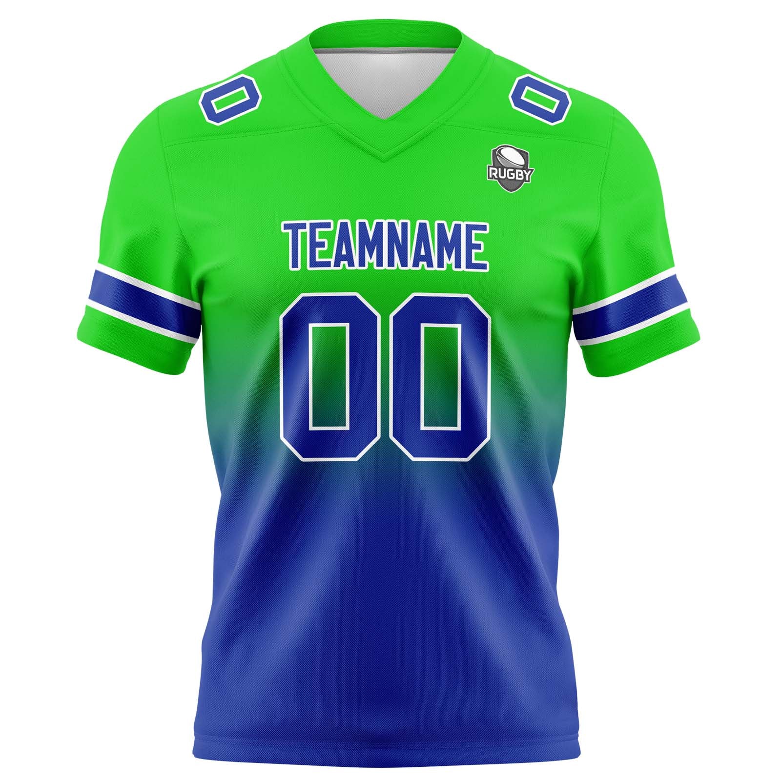 Custom Gradient Football Jerseys Personalized Name Number Logo for Adults Kids & Teams