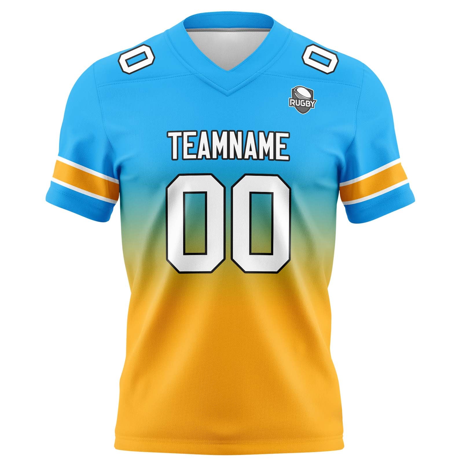 Custom Gradient Football Jerseys Personalized Name Number Logo for Adults Kids & Teams