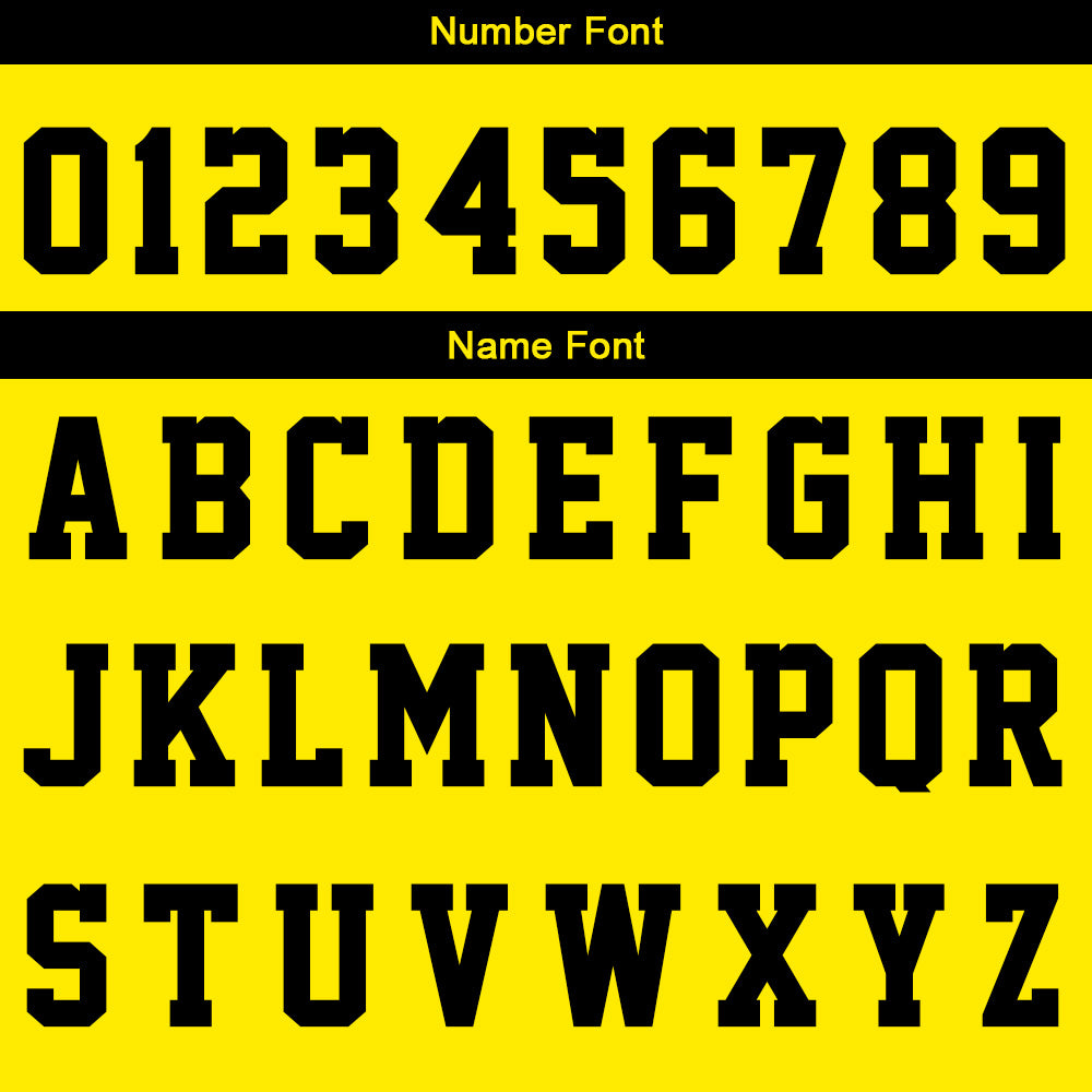 Custom Yellow Black Basketball Jersey Uniform Suit Printed Your Logo Name Number