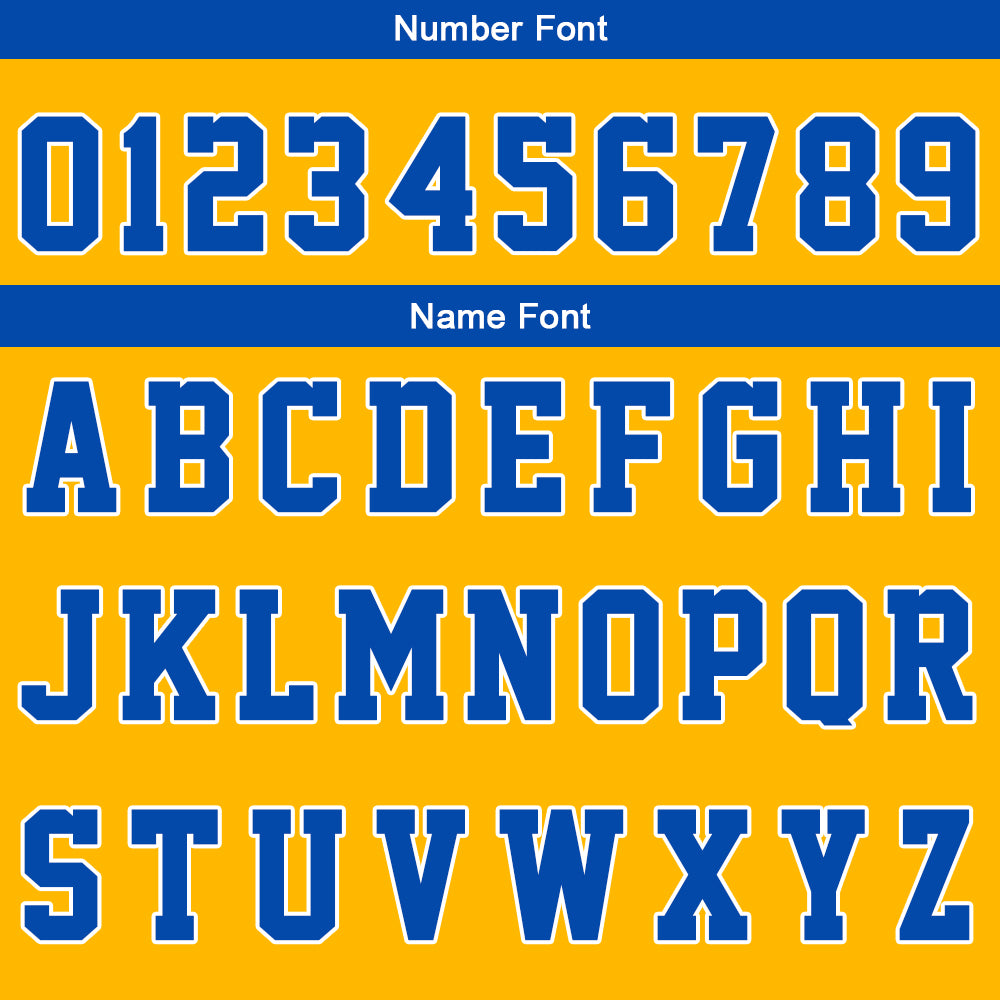 Custom Blue Yellow Basketball Jersey Uniform Suit Printed Your Logo Name Number