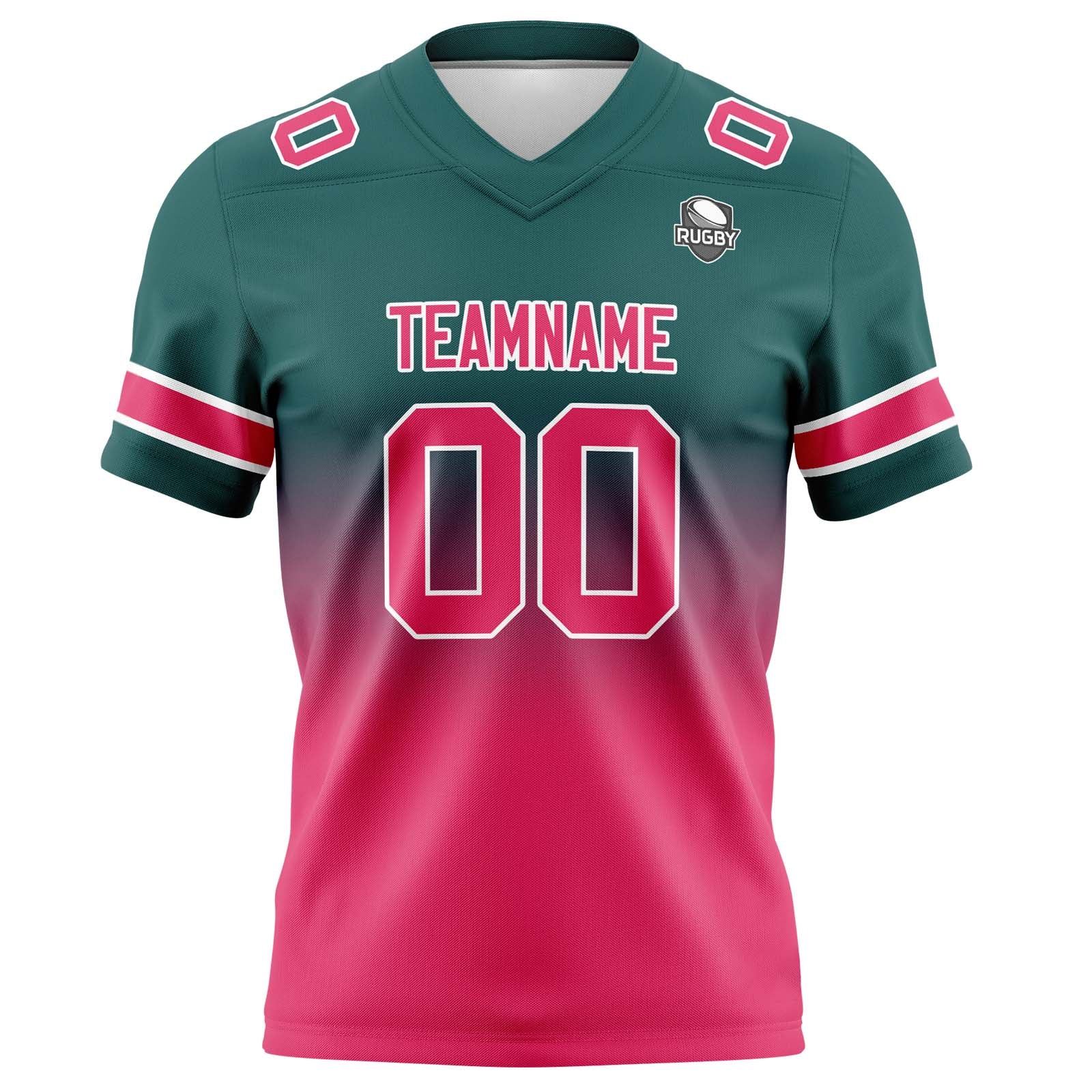 Custom Gradient Football Jerseys Personalized Name Number Logo for Adults Kids & Teams