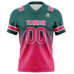 Custom Gradient Football Jerseys Personalized Name Number Logo for Adults Kids & Teams
