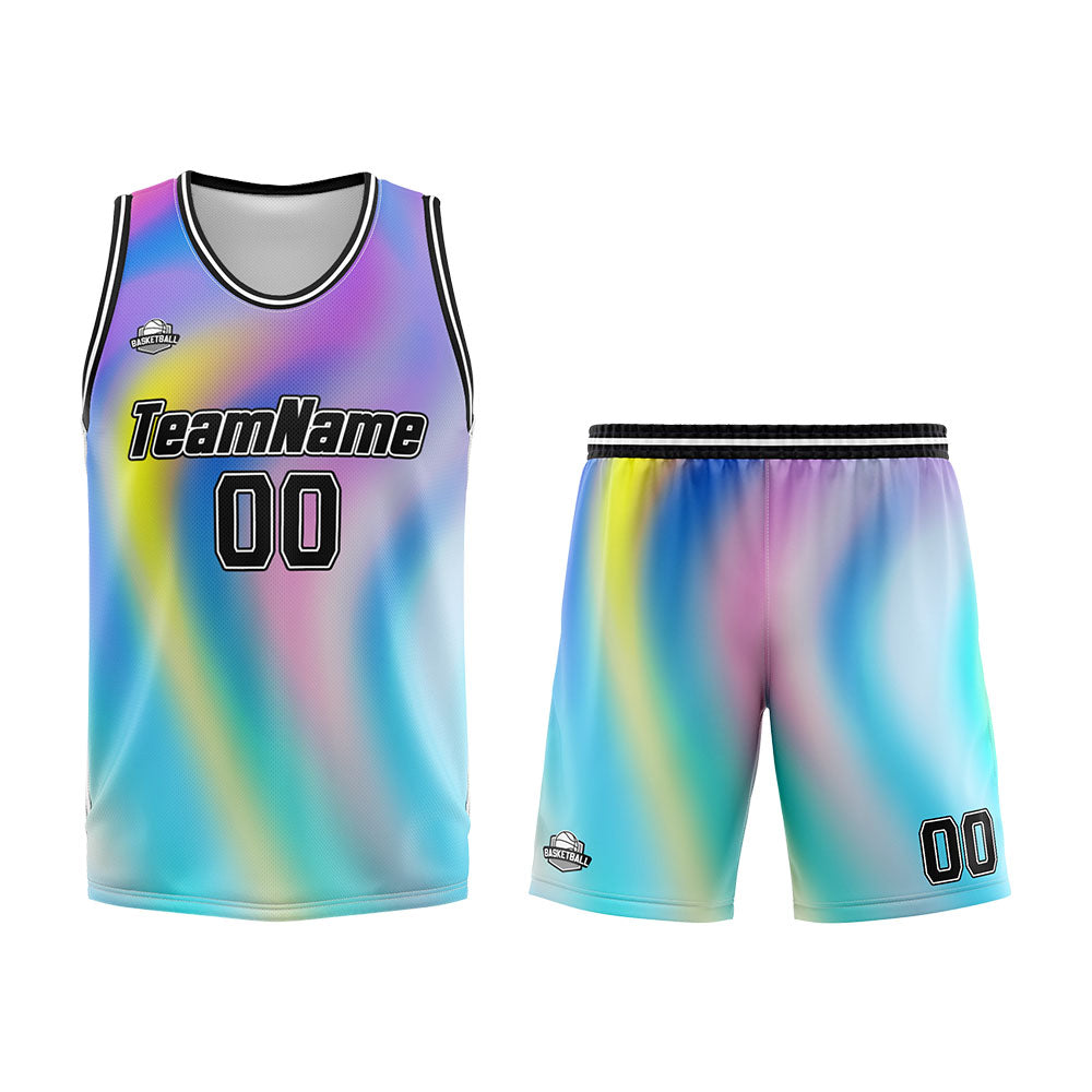 Custom Aurora Basketball Jersey Uniform Suit Printed Your Logo Name Number