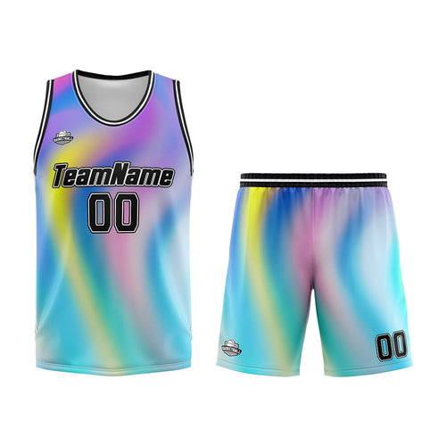 Custom Aurora Basketball Jersey Uniform Suit Printed Your Logo Name Number