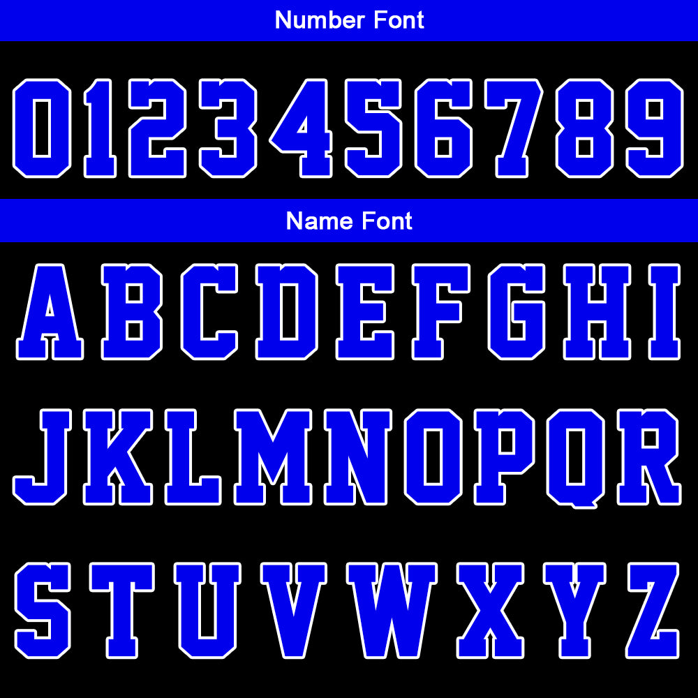 Custom Royal Black Basketball Jersey Uniform Suit Printed Your Logo Name Number