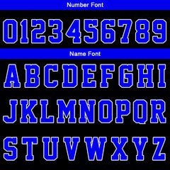 Custom Royal Black Basketball Jersey Uniform Suit Printed Your Logo Name Number