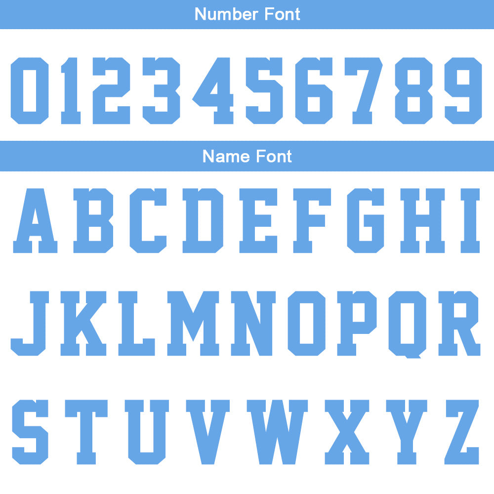 Custom White Light Blue Basketball Jersey Uniform Suit Printed Your Logo Name Number