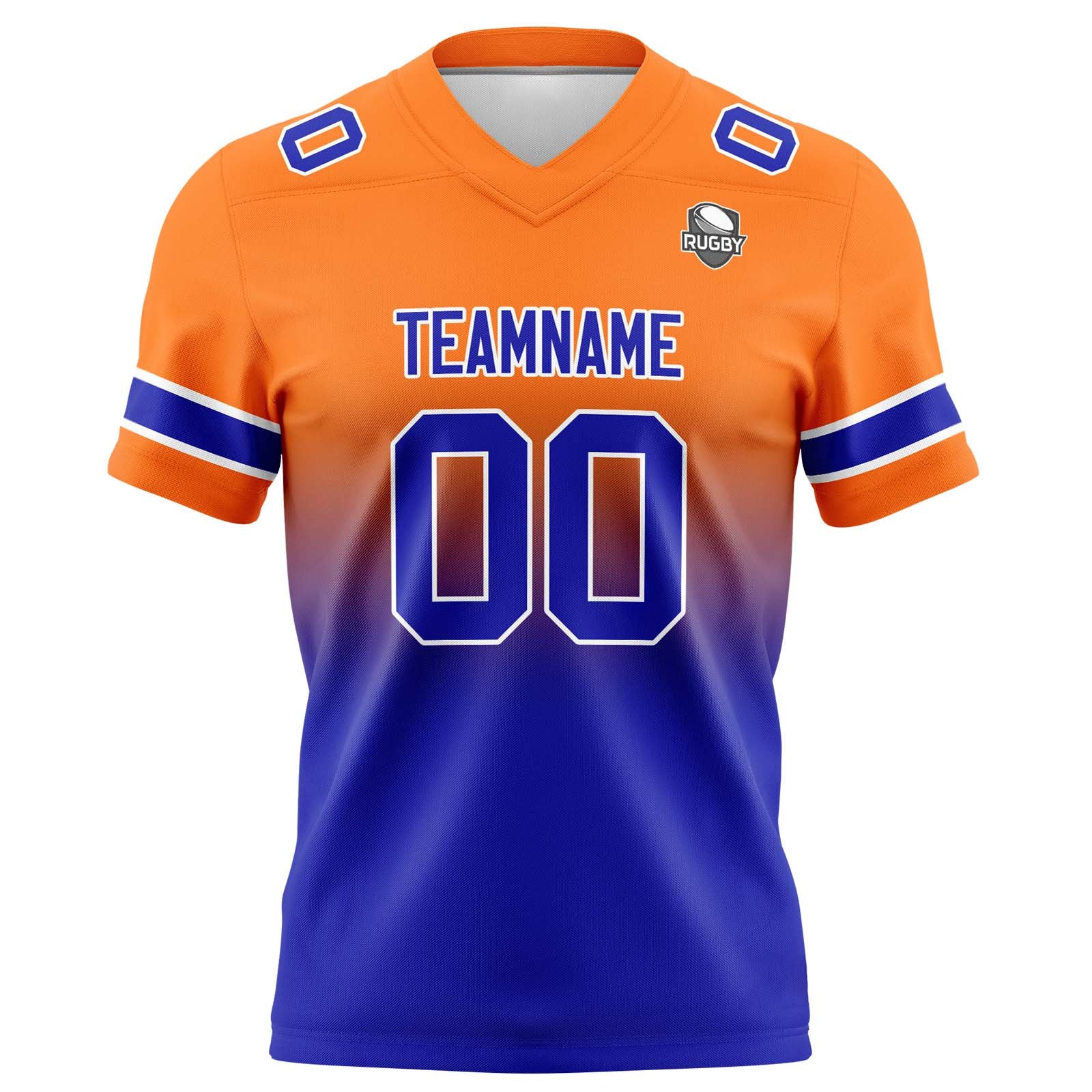 Custom Gradient Football Jerseys Personalized Name Number Logo for Adults Kids & Teams
