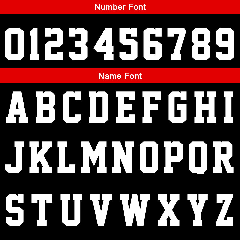 Custom Black Red Basketball Jersey Uniform Suit Printed Your Logo Name Number