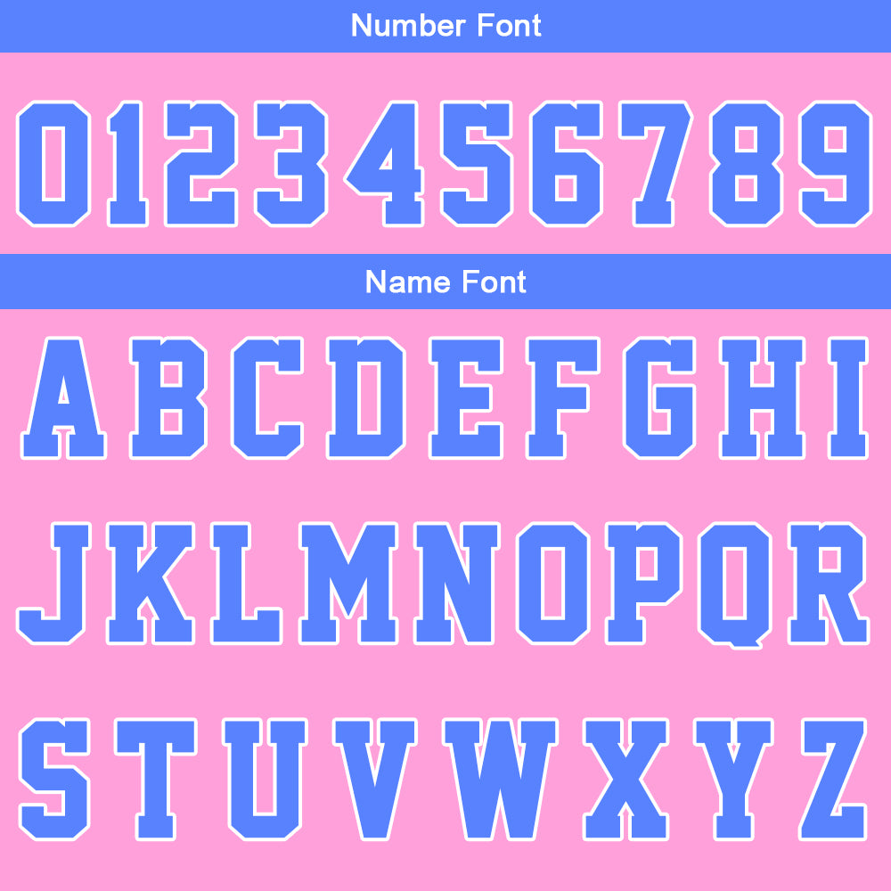 Custom Blue Pink Basketball Jersey Uniform Suit Printed Your Logo Name Number