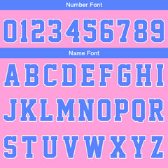 Custom Blue Pink Basketball Jersey Uniform Suit Printed Your Logo Name Number