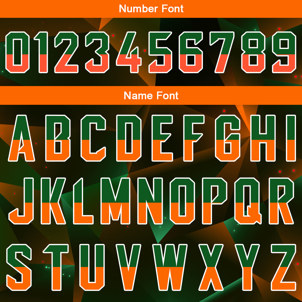 Custom Black Greenn Orange Basketball Jersey Uniform Suit Printed Your Logo Name Number