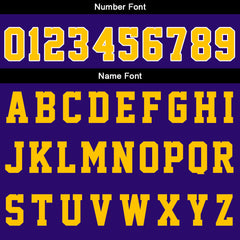Custom Purple Yellow Basketball Jersey Uniform Suit Printed Your Logo Name Number