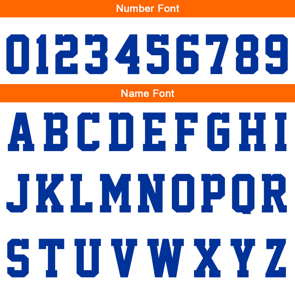 Custom White Royal Orange Basketball Jersey Uniform Suit Printed Your Logo Name Number