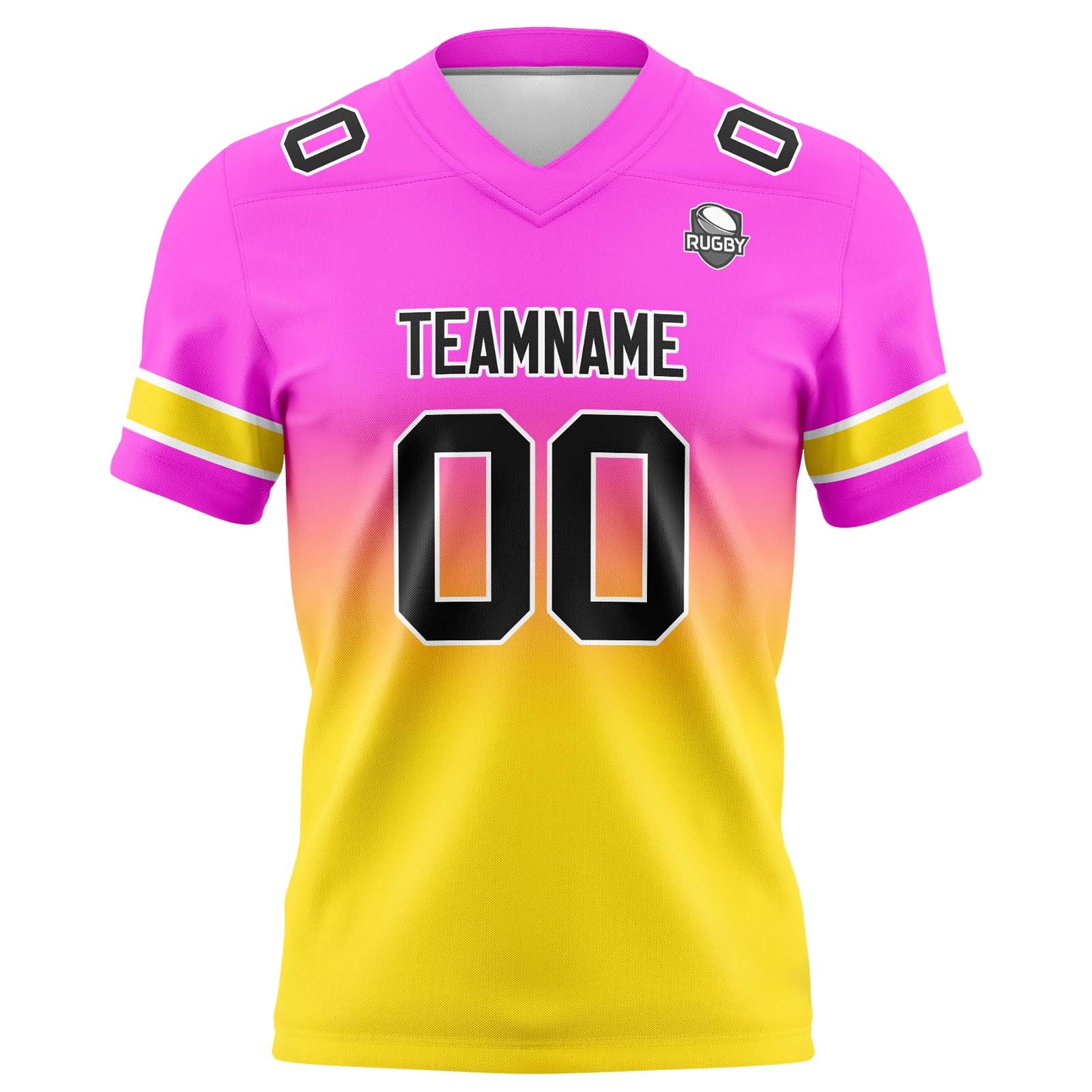 Custom Gradient Football Jerseys Personalized Name Number Logo for Adults Kids & Teams