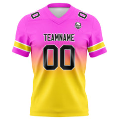 Custom Gradient Football Jerseys Personalized Name Number Logo for Adults Kids & Teams
