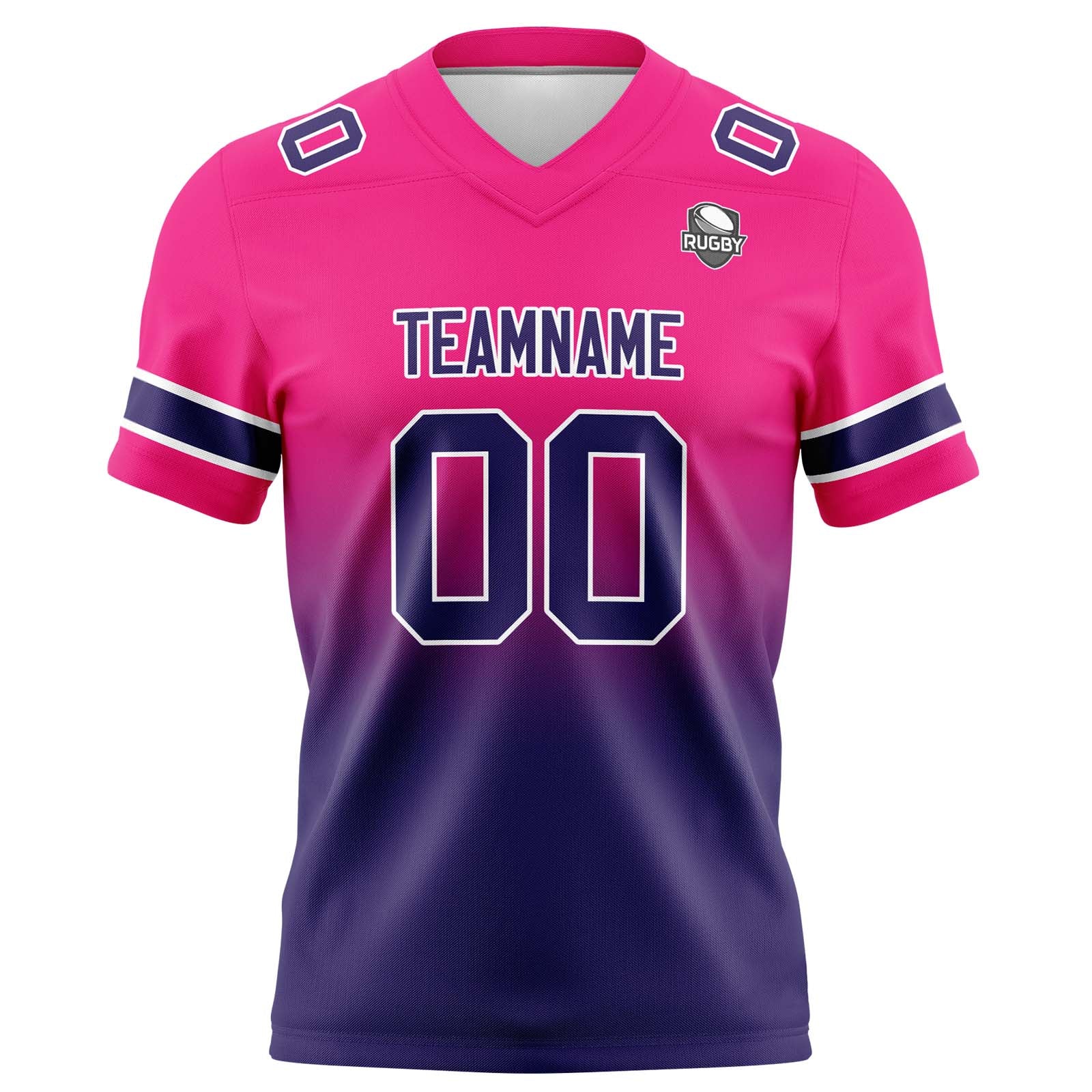 Custom Gradient Football Jerseys Personalized Name Number Logo for Adults Kids & Teams