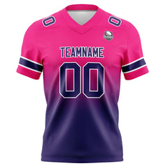 Custom Gradient Football Jerseys Personalized Name Number Logo for Adults Kids & Teams