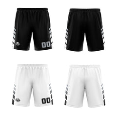 Custom Black White Grey Reversible Basketball Suit for Adults and Kids Personalized Jersey