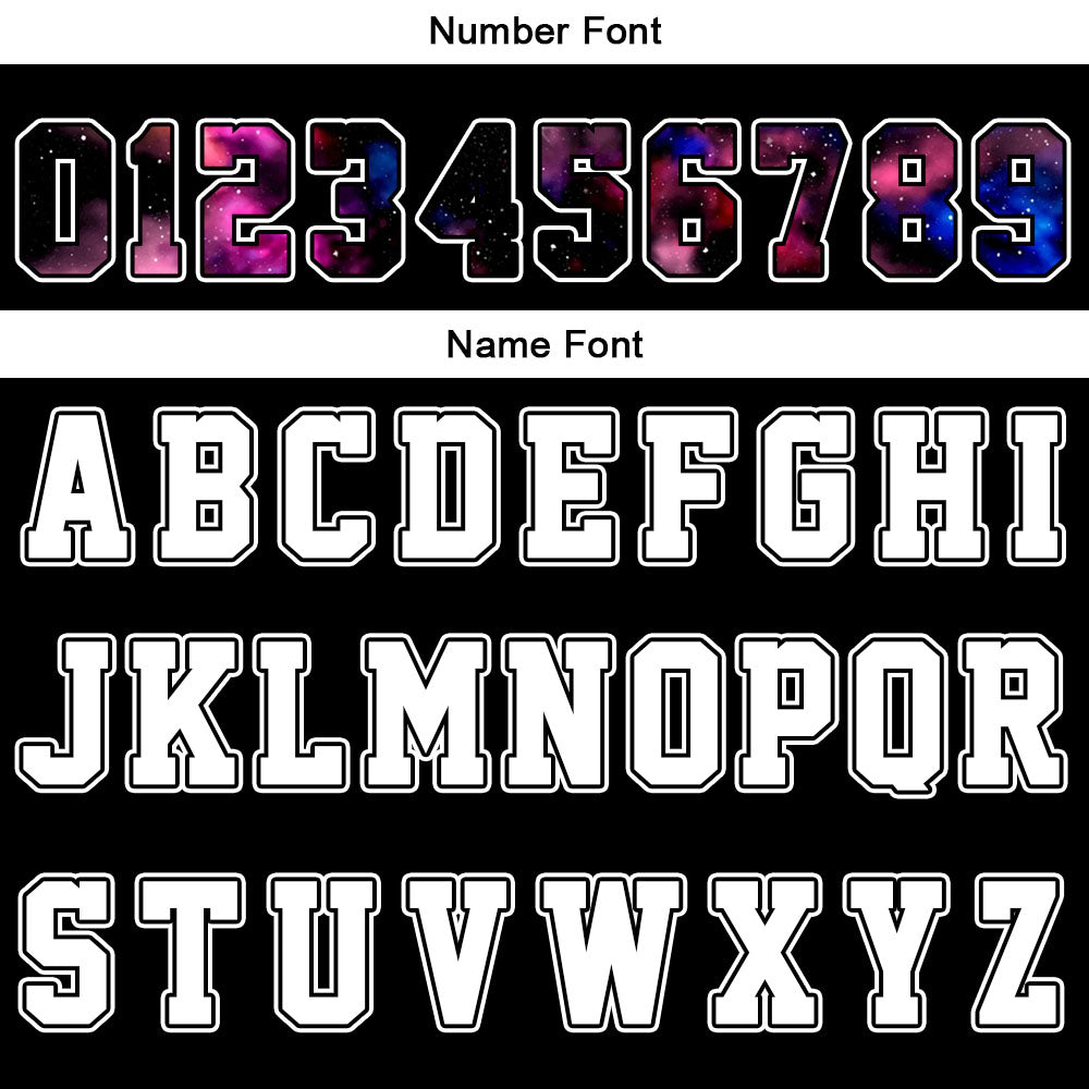 Custom Black Starry Sky Basketball Jersey Uniform Suit Printed Your Logo Name Number