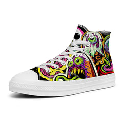 Highlight Your Fashion With Men's and Women's Mid-Top Canvas Shoes