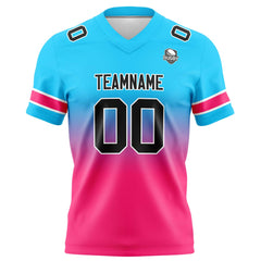 Custom Gradient Football Jerseys Personalized Name Number Logo for Adults Kids & Teams