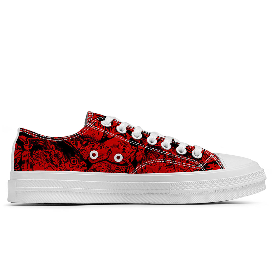 Highlight Your Fashion With Men's and Women's Low-Top Canvas Shoes  Fish