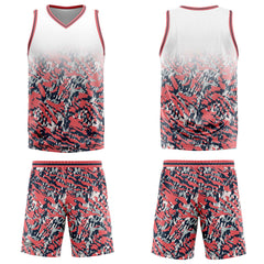 Custom White Pink Navy Basketball Jersey Uniform Suit Printed Your Logo Name Number