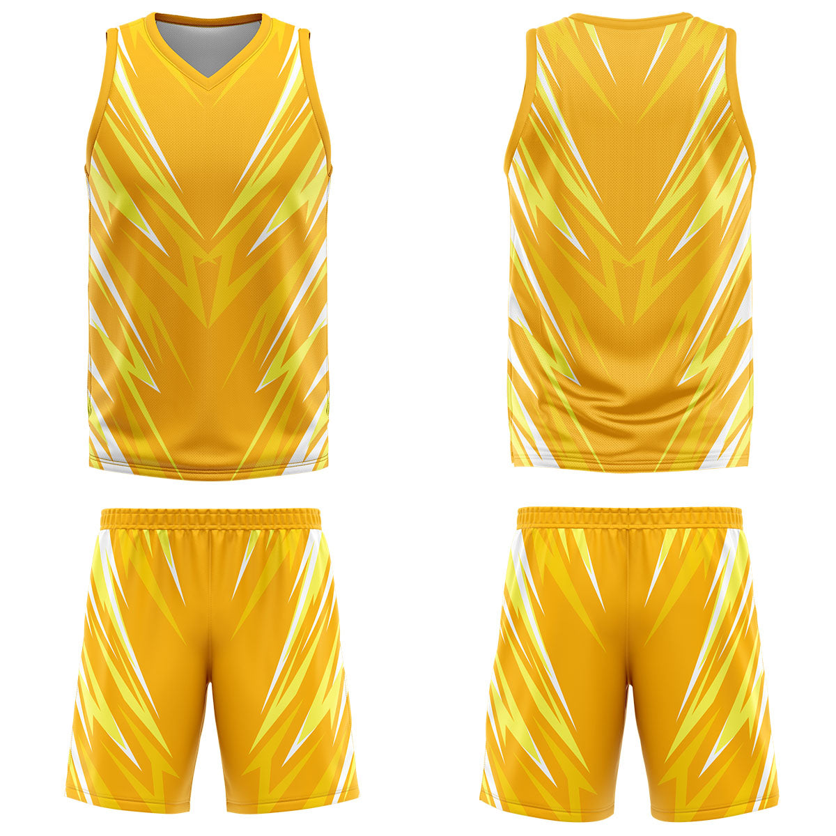 Custom Triangle Orange Basketball Jersey Uniform Suit Printed Your Logo Name Number