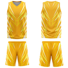 Custom Triangle Orange Basketball Jersey Uniform Suit Printed Your Logo Name Number