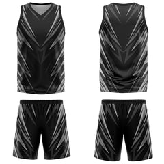 Custom Triangle Black Basketball Jersey Uniform Suit Printed Your Logo Name Number