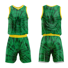 Custom Green Basketball Jersey Uniform Suit Printed Your Logo Name Number