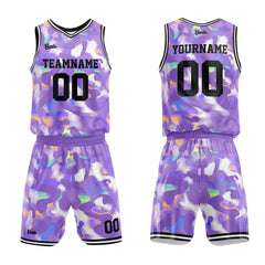 Custom Lavender Basketball Jersey Uniform Suit Printed Your Logo Name Number