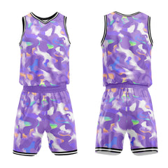 Custom Lavender Basketball Jersey Uniform Suit Printed Your Logo Name Number