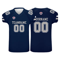Custom Football Jersey Shirt Personalized Printed Team Name Number