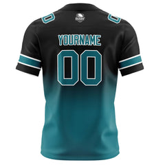 Custom Gradient Football Jerseys Personalized Name Number Logo for Adults Kids & Teams