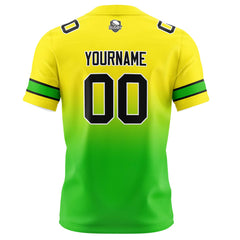 Custom Gradient Football Jerseys Personalized Name Number Logo for Adults Kids & Teams